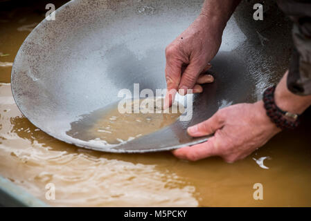 Germania. Bunde. 20-08-2017. Campionato olandese gold panning Foto Stock