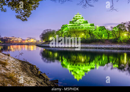 Okayama, Giappone al castello di Okayama. Foto Stock