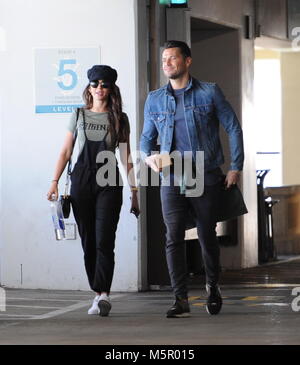 Mark Wright e moglie Michelle Keegan andare a fare shopping al Grove con: Mark Wright, Michelle Keegan dove: Los Angeles, California, Stati Uniti quando: 25 Gen 2018 Credit: WENN Foto Stock