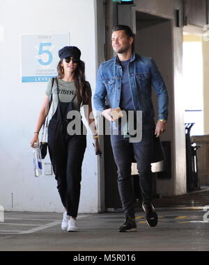 Mark Wright e moglie Michelle Keegan andare a fare shopping al Grove con: Mark Wright, Michelle Keegan dove: Los Angeles, California, Stati Uniti quando: 25 Gen 2018 Credit: WENN Foto Stock