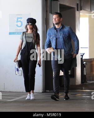 Mark Wright e moglie Michelle Keegan andare a fare shopping al Grove con: Mark Wright, Michelle Keegan dove: Los Angeles, California, Stati Uniti quando: 25 Gen 2018 Credit: WENN Foto Stock