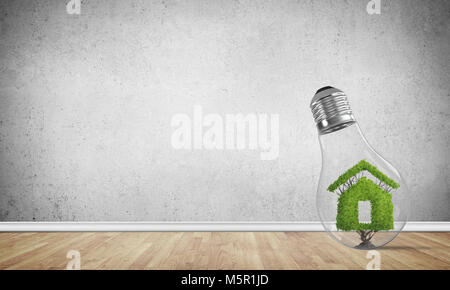 Ecologia e riciclaggio eco i concetti di costruzione. Foto Stock