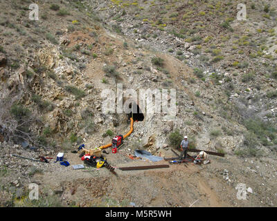 Il mio lavoro di chiusura; Golden Bee Mine . Foto Stock