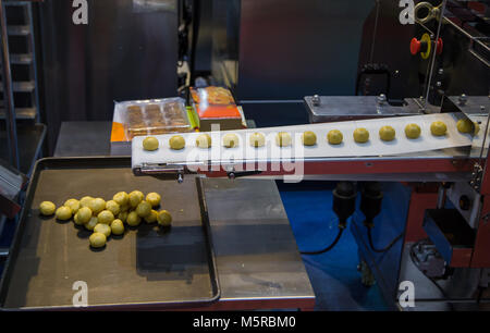 Divisore di impasto e rotonda palla di impasto rendendo la macchina Foto Stock