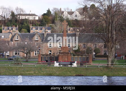 War Memorial Inverness Scozia Scotland Febbraio 2012 Foto Stock