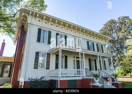 MONTGOMERY, AL - 30 ottobre 2017: Prima Casa Bianca della Confederazione si trova a Montgomery in Alabama Foto Stock