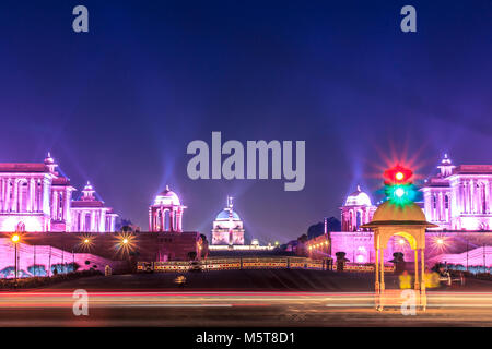 Rashtrapati Bhavan (Presidente) Casa a Nuova Delhi in India Foto Stock