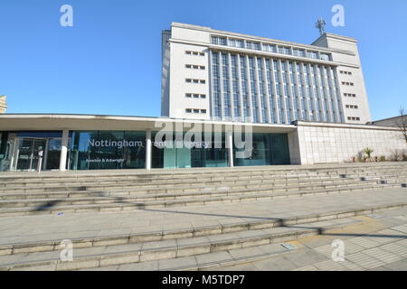 Il tren Università di Nottingham - Inghilterra Foto Stock