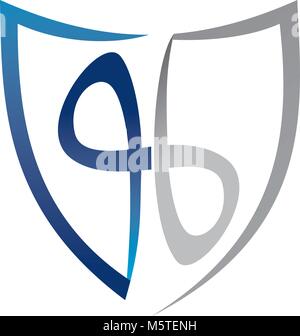 Qb 96 Shield Illustrazione Vettoriale