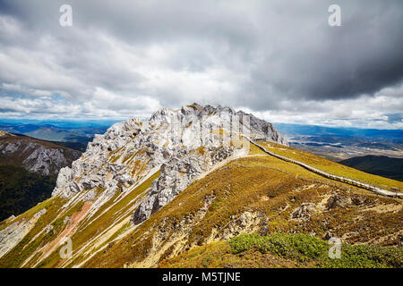 Shika Snow Mountain Scenic Area, nella provincia dello Yunnan in Cina. Foto Stock