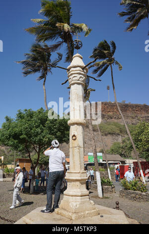 Pelourinho di Cidade Velha, isola di Santiago, Capo Verde, Africa Foto Stock