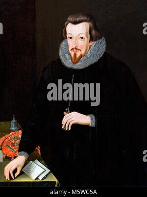 Robert Cecil, primo Earl of Salisbury (1563-1612) attribuito a Giovanni Critz il sambuco, olio su pannello, 1599. Foto Stock