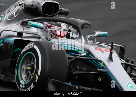 Barcellona, Spagna. 26 Febbraio, 2018. Primo giorno di F1 test invernali al circuito Barcelona-Catalunya stagione 2018, 26 febbraio al Montmelò di Barcellona, Spagna, 2018 Credit: David Rodriguez Rico/Alamy Live News Foto Stock