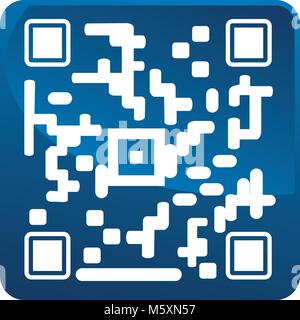 Codice QR vettore Illustrazione Vettoriale