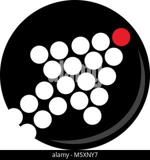 Il successo di Leadership Logo Design Template Vector Illustrazione Vettoriale