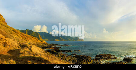 Kaena Point State Park in Oahu, Hawaii Foto Stock