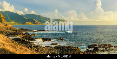 Kaena Point State Park in Oahu, Hawaii Foto Stock