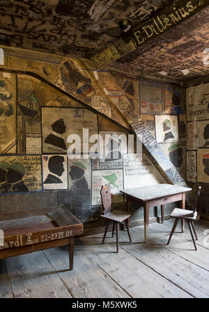 Heidelberg, Studentenkarzer, historische Ausnüchterungszelle für Studenten Foto Stock