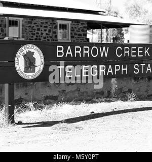 In Australia il segnale degli antichi la stazione del telegrafo Foto Stock