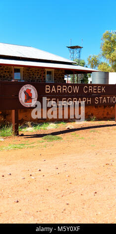 In Australia il segnale degli antichi la stazione del telegrafo Foto Stock