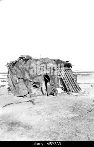 In Etiopia in Africa il rifugio in soluzione salina luogo di lavoro la povertà e il lavoro Foto Stock