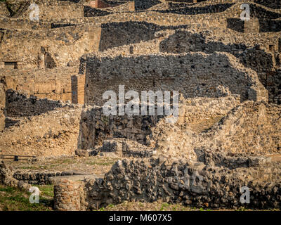 Rovine di Pompei, Italia. Foto Stock