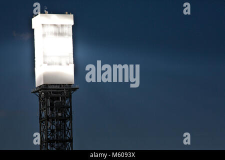 Viste di Ivanpah Solar Power Facility in Nevada Foto Stock