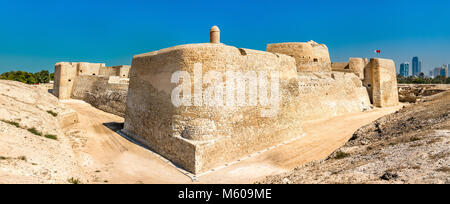 Bahrain Fort o Qal'at al-Bahrain. Un sito Patrimonio Mondiale dell'UNESCO Foto Stock