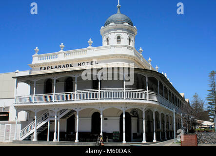 Esplanade Hotel Corner terrazzo marino ed Essex Street 6160 Fremantle Australia Foto Stock