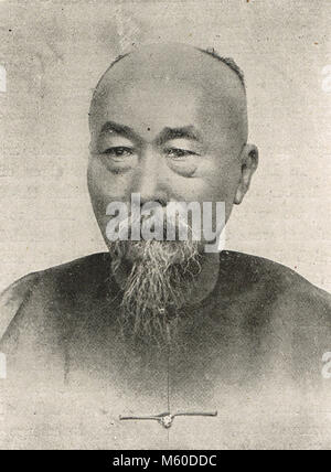 Li Hongzhang, Cinese generale e diplomatico, 1823-1901 Foto Stock