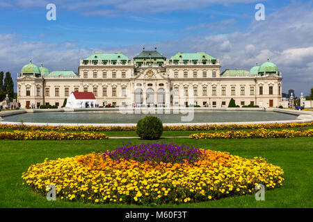 Belvedere superiore Palace, Wien, Vennia, Austria. Foto Stock