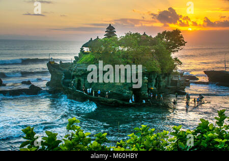 Lotto Tanal tempio in Bali Indonesia Foto Stock