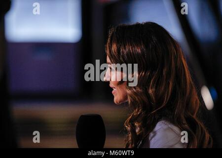 Paula Echeverria assiste la rivista Fotogramas cinema Awards 2017, Fotogramas de Plata 2017, il 26 febbraio 2017 a Madrid, Spagna. Foto: Oscar J. Barroso / AFP7 Cordon premere Foto Stock