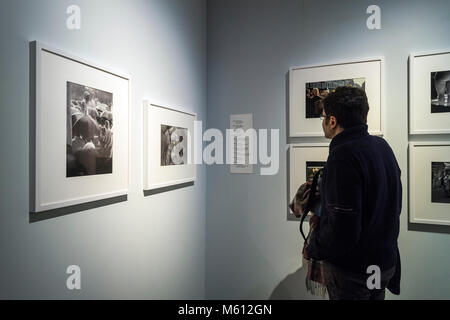 Italia Torino Palazzo Chiablese 27 Febbraio 2018 - inaugurazione della mostra con 250 immagini creato da Frank Horvat, insieme con una trentina di altre immagini prese dalla sua collezione privata. La mostra dal 28 febbraio al 20 maggio nel Chiablese Halls - illustra il cammino compiuto dal grande fotografo attraverso l evoluzione del linguaggio fotografico e delle sue tecniche. Foto Stock