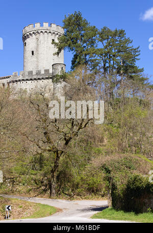 Branik Castello, Slovenia, in primavera Foto Stock