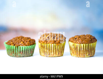 In casa deliziosi muffin sani Foto Stock