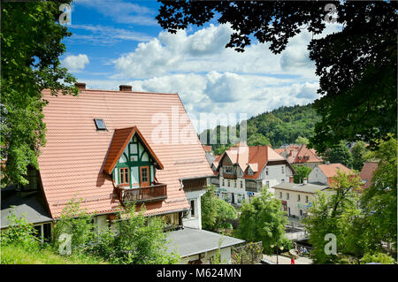 Polanica Zdroj (ger.: Altheide-Bad), città termale nella Bassa Slesia provincia, in Polonia, in Europa. Foto Stock