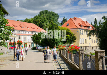 Polanica Zdroj (ger.: Altheide-Bad), città termale nella Bassa Slesia provincia, in Polonia, in Europa. Foto Stock