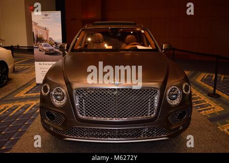 Il 2016 Bentley SUV Bentayga Washington DC Autoshow Foto Stock