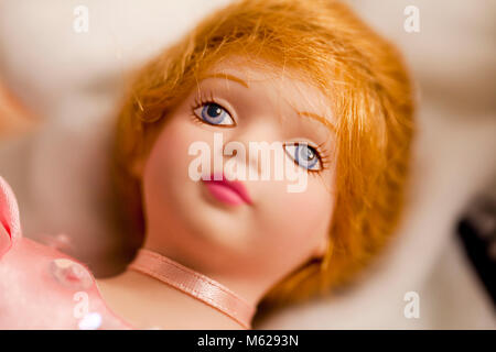 Bisque doll (Bambola porcellana) Foto Stock