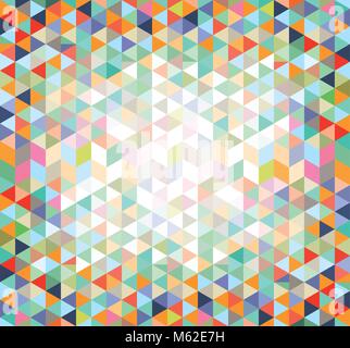 Pattern colorati elementi, illustrazione Illustrazione Vettoriale