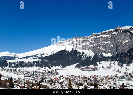 Città di Flims in Svizzera Foto Stock