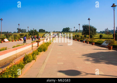 Raj Ghat, Delhi India Foto Stock