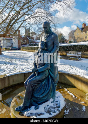 EAST GRINSTEAD, WEST SUSSEX/UK - 27 febbraio : McIndoe Memorial a East Grinstead il 27 febbraio 2018 Foto Stock