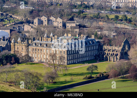 Il Palazzo di Holyrood. Edinburgh Foto Stock