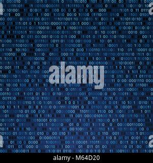 Illustrazione Vettoriale, matrix sfondo. Dati sfondo incryption, il trasferimento sicuro dei dati. Illustrazione Vettoriale