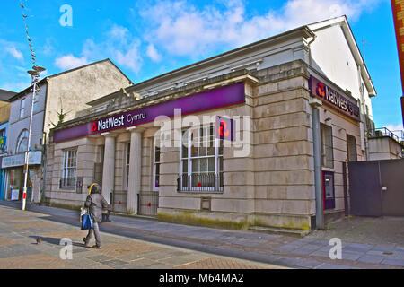 La National Westminster Bank locali a Adare Street, è una grande banca nazionale mantenendo una presenza locale nella comunità locale. Foto Stock