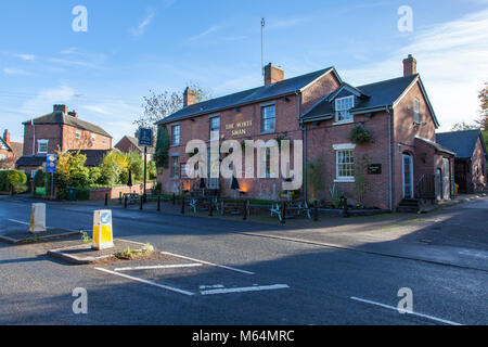 Il White Swan public house in Walton on Trent Derbyshire, Regno Unito Foto Stock