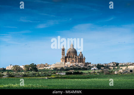 Rotonda di San Giovanni Battista, isola di Gozo, Malta, l'Europa. Foto Stock