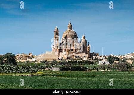Rotonda di San Giovanni Battista, isola di Gozo, Malta, l'Europa. Foto Stock